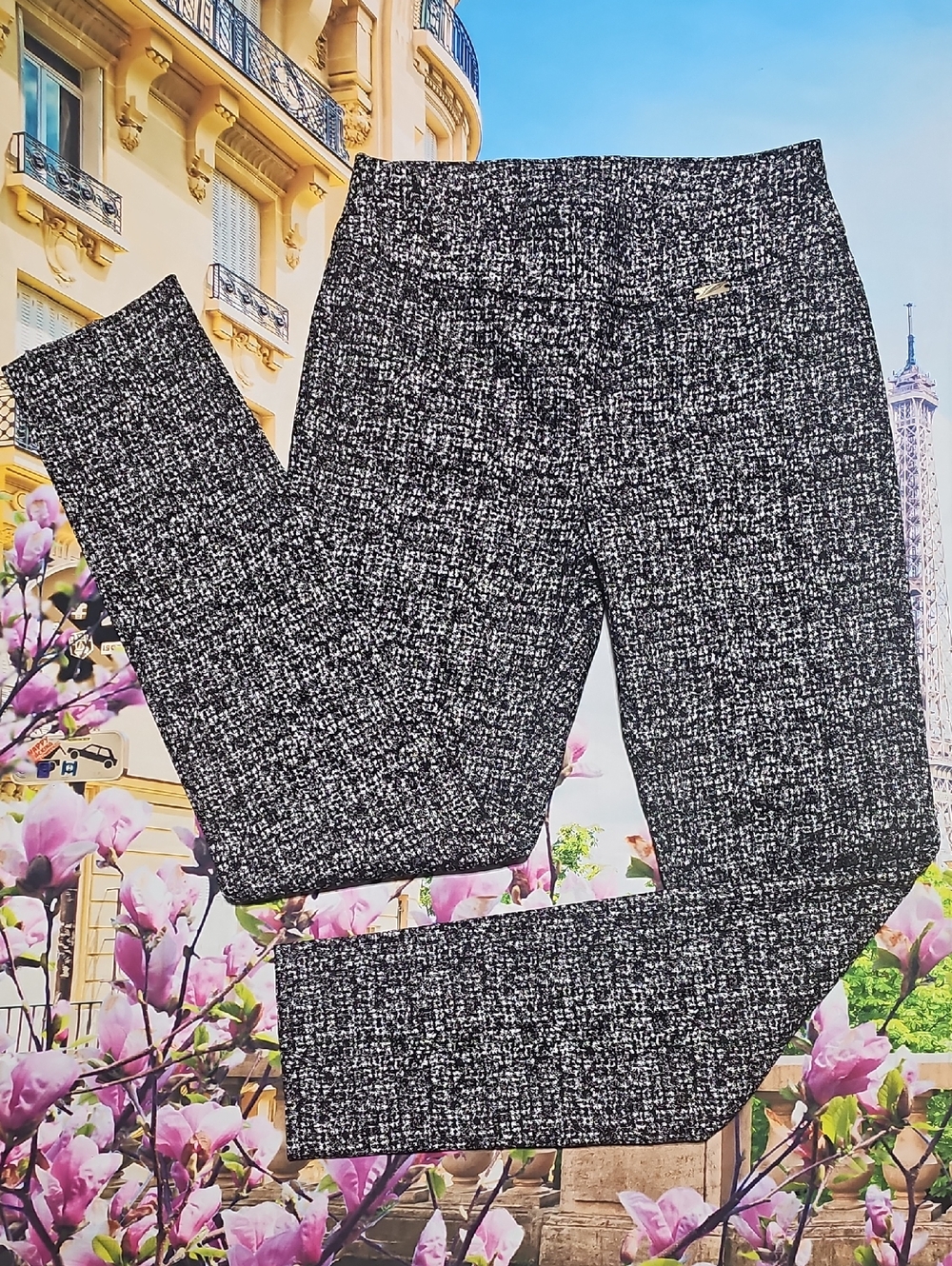 INC International Concepts Speckled Ponte Leggings Size 4